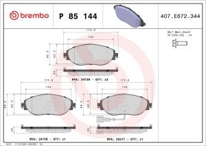 Placute de frana - tuning, Aprobate pentru uz public: Yes, compatibil: AUDI A3, A3 ALLSTREET, Q2, Q3; CUPRA ATECA, FORMENTOR, LEON, LEON SPORTSTOURER; SEAT ATECA, LEON, LEON SC, LEON SPORTSTOURER, LEON ST 1.0-2.0D 11.07-