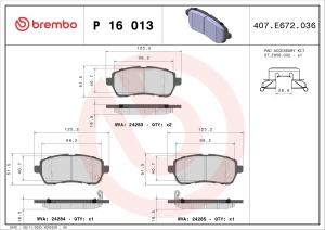 Placute de frana - tuning, fata, compatibil: DAIHATSU MATERIA, SIRION; MAZDA 2; SUBARU JUSTY IV; SUZUKI BALENO, SWIFT IV, SWIFT V 1.0-1.6D 01.05-