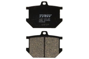 Plăcuțe frână față/spate, utilizare: offroad/route/scooters, material: organic, 48,2x66,8x11mm compatibil: YAMAHA SR, XJ, XS, XV 250-1100 1976-1989