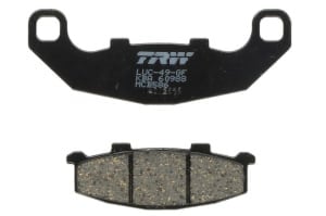 Plăcuțe frână față/spate, utilizare: offroad/route/scooters, material: organic, 38,7x106,1x7,6mm compatibil: KAWASAKI GPX, GPZ, KR, KR-1, XANTUS, ZR, ZX-4, ZXR; SUZUKI GSX, RGV 250-1250 1987-2004