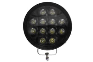 Proiector, cree led, number of diodes: 12, power max: 72W, voltage: 12/24/30V, with Aprobate pentru uz public, Aprobate pentru uz public R112, R10, IP67, CE, ROHS, waterproof, shape Round, length225mm, width225mm, height240