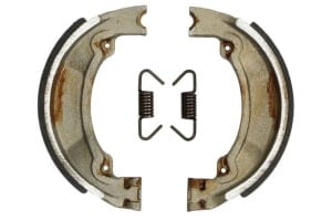 Saboți frână față/rear 110x25mm cu arcuri compatibil: CPI POPCORN; YAMAHA DT, FS, RD, RS, RX, TY 50/80/100 1975-2003