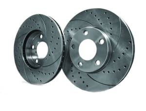 Set 2 discuri de frana, 2pcs, SPEEDMAX, Ventilate, Cut-Perforat, fata ; Stanga/Dreapta, outer diameter 345 mm, thickness 30 mm, compatibil: AUDI A3; SEAT LEON; SKODA SUPERB II; VW EOS 1.2-3.6 05.03-11.17