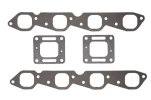 Set garnituri galerie evacuare (2x exhaust manifold gasket; 2x exhaust u-bend gasket) GM 454, 525 (7.4L & 8.2L)