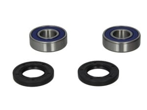 Set Rulmenti roata cu garnituri față/spate compatibil: APRILIA PEGASO; BETA EVO; BMW F, R; KAWASAKI KH; MOTO GUZZI NTX, QUOTA; SUZUKI GSF, GSX, GSX-R, PE, RF, RGV, RM, SV, VL, VZ 125-1500 1976-2016