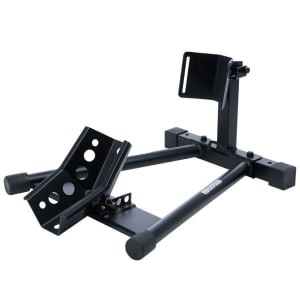 Stand Moto Bike Dock for motorcycles; roata față (colour: black, steel)