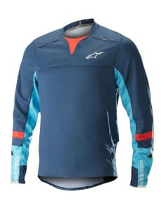 Tricou Ciclism ALPINESTARS DROP PRO L/S JERSEY culoare blue, mărime S (long sleeve)