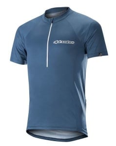 Tricou Ciclism ALPINESTARS ELITE culoare blue/white, mărime S (short sleeve)