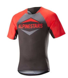 Tricou Ciclism ALPINESTARS MESA culoare grey/red, mărime M (short sleeve)