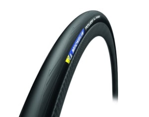 [146404] Bicycle tyre coiled road racing MICHELIN 700X25C (eTRTO size 25-622) POWER ALL SEASON (TPI 60) PREMIUM COMPETITION LINE tube type Sidewall BLACK