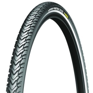 [259570] Bicycle tyre wire trekking MICHELIN 700X35C (eTRTO size 37-622) PROTEK CROSS MAX (TPI 30) PREMIUM PERFORMANCE LINE tube type Sidewall BLACK