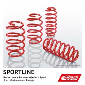 Arcuri coborare, Sportline, 4pcs, (45mm / 35-40mm); (1100kg / 1010kg); compatibil: AUDI A3; SEAT LEON, LEON SC, LEON ST; SKODA OCTAVIA III 1.0H-2.0D 04.12-