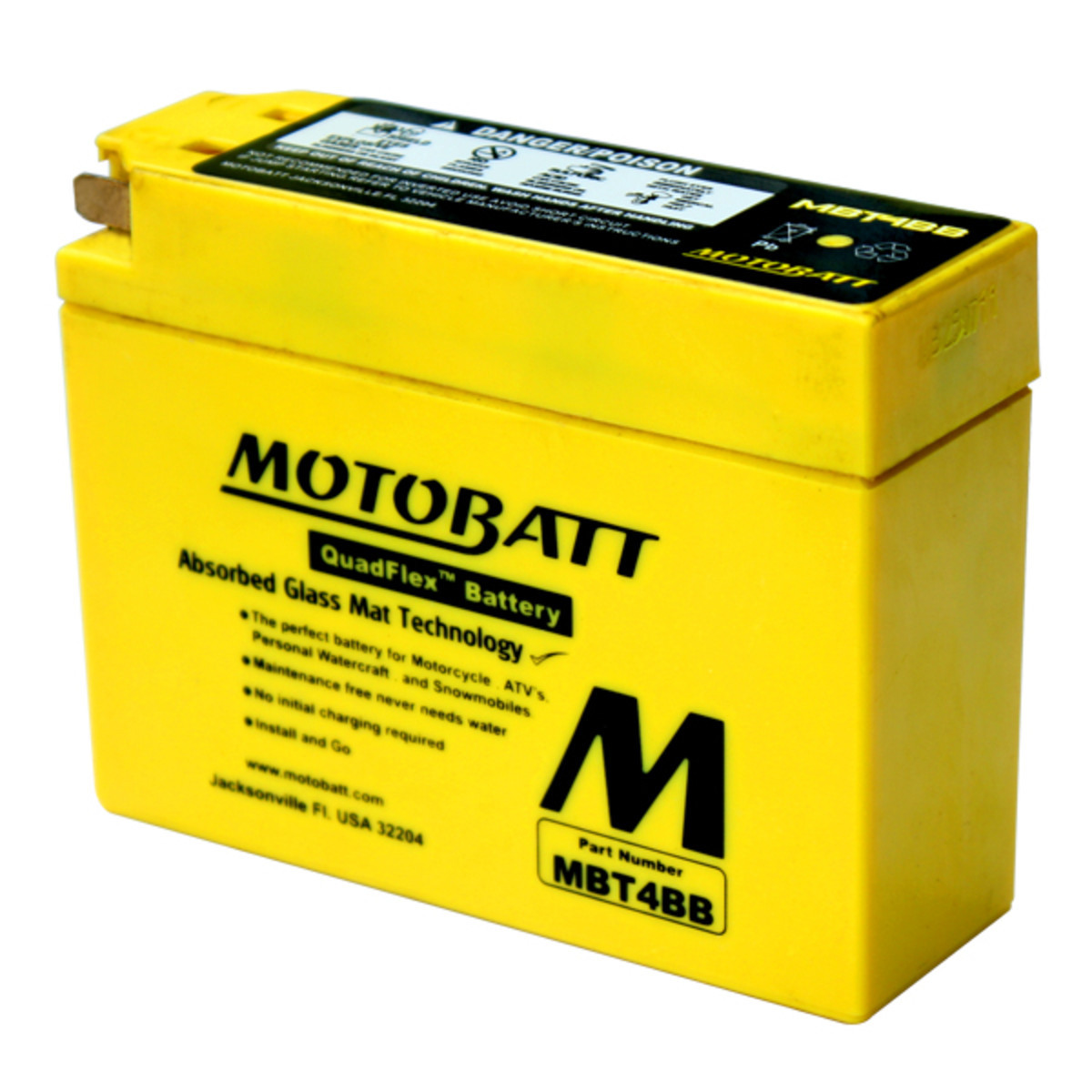 Baterie Moto, Voltaj: 12 V, Capacitate: 2,5 Ah, Lungime: 113 mm, Lățime: 38 mm, Înălțime: 87 mm, Curent de pornire: 40 A