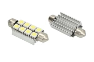 Bec LED, 2pcs, C5W, 12V, max. 1,92W, light colour white, socket type SV8,5-8, length: 41mm, uz pe circuit, for vehicles with CAN-Bus