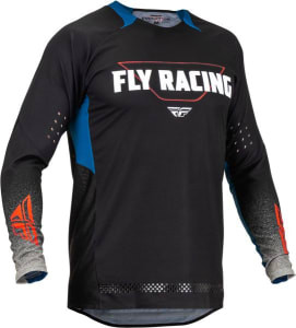 Bluză off road FLY RACING EVOLUTION DST culoare negru/blue/gri, mărime 2XL