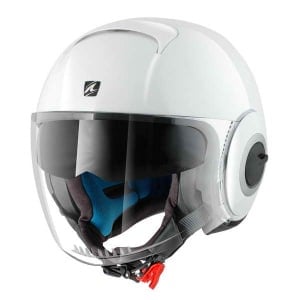 Cască Moto full-open SHARK NANO BLANK colour white, size S