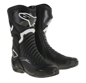 Cizme Moto sport de piele SMX-6 V2 ALPINESTARS culoare black/white, mărime 42