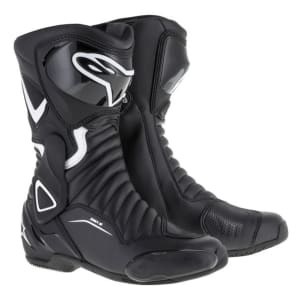 Cizme Moto sport de piele STELLA SMX-6 V2 ALPINESTARS culoare black/white, mărime 40