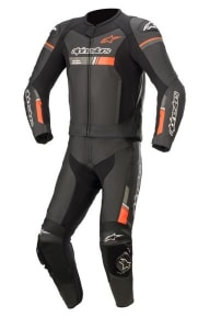 Costum Moto 2 piese GP FORCE V2 ALPINESTARS culoare black/fluorescent/red, mărime 48