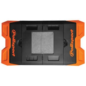 Covor Moto POLISPORT dimensions: 1800x990, orange, plastic, folded