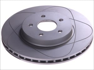 Disc de frana, 1pcs, ATE PowerDisc, Ventilate, Cut, fata ; Stanga/Dreapta, outer diameter 300 mm, thickness 23,9 mm, compatibil: FORD MONDEO III; JAGUAR X-TYPE I 1.8-3.0 10.00-12.09