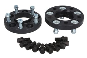 DIstantier - 2 pcs 5x120; thickness: 20mm; locating hole diameter: 74mm; PRO-SPACER series - 7; (fitting elements included - Yes) - Black