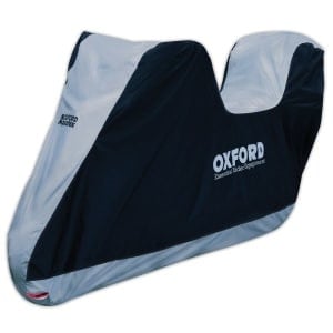 Husa moto OXFORD AQUATEX NEW C colour silver, size S - with a place for trunk