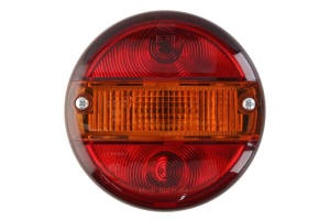 Lampa spate stanga/dreapta (P21W/R5W, 12/24V, red/yellow, with indicator, with stop light, parking light, with plate lighting, no reflector) compatibil: MERCEDES LP 608, LPL 608, LP 709, LPL 709, LPKF 608, LPKO 608