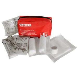 Motorcycle First Aid Kit OXFORD (colour red, complete)