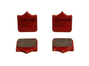 Plăcuțe de frână față, utilizare: route, material: sinter-SA, 40,5x34,9x7,9mm (1set= 4pcs.) compatibil: APRILIA RSV; BENELLI TNT, TORNADO; BMW S; DUCATI MONSTER; HUSQVARNA SM 450-1130 2001-2016