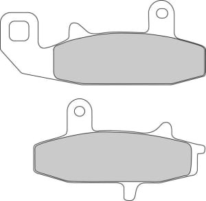 Plăcuțe de frână inferior/spate, utilizare: route, material: platinum-P, 117x47x8,6mm compatibil: SUZUKI DR 650/750/800 1988-1999