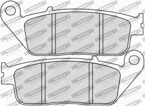 Plăcuțe de frână spate, utilizare: large scooter, material: sinter-SG, 102,1x102,1x10,3mm compatibil: HONDA NSS 125 2015-2020