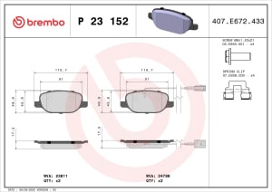 Placute de frana - tuning, spate, Aprobate pentru uz public: Yes, compatibil: ALFA ROMEO GIULIETTA, GIULIETTA/HATCHBACK 1.4-2.0D 04.10-12.20