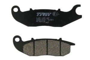 Plăcuțe frână față, utilizare: offroad/route/scooters, material: organic, 32,6x98,2x7,6mm compatibil: DERBI MULHACEN, TERRA; HONDA CRF 125/250 2007-2016