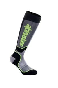 Sosete ALPINESTARS MX MX PLUS culoare black/fluorescent/grey, mărime M