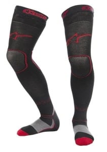 Sosete LONG MX unisex ALPINESTARS MX culoare black/red, mărime M/S