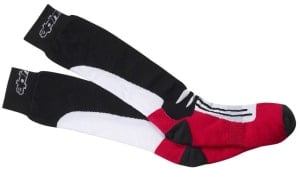 Sosete TermoActive ALPINESTARS RACING ROAD LONG culoare black/red, mărime M/S