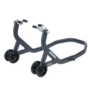 Stand Moto ZERO-G 300 for motorcycles; roata față (colour: black, steel)