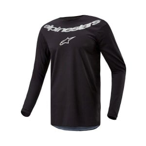 Tricou OffRoad ALPINESTARS MX FLUID culoare black/silver, mărime 2XL