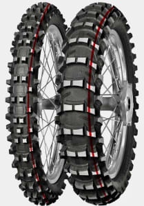 [2000026517101] Cross/enduro tyre MITAS 120/80-19 TT 63M TERRA FORCE - MX SAND red Rear