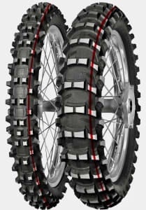 [2000026719101] Cross/enduro tyre MITAS 80/100-21 TT 51M TERRA FORCE - MX SAND red Front