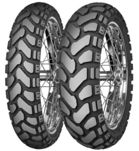 [70001010] Anvelopa moto enduro MITAS 150/70B17 TL/TT 69H ENDURO TRAIL (E-07) Rear Dakar; double yellow