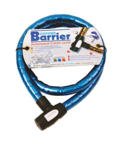 Anti-furt cu lacăt Barrier OXFORD colour blue 1400mm