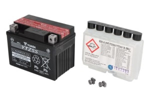 Baterie AGM/Dry charged with acid/Starting YUASA 12V 3,7Ah 65A R+ Maintenance free electrolyte included 115x72x86mm Dry charged with acid YTZ5S fits: GAS GAS PAMPERA 50-53