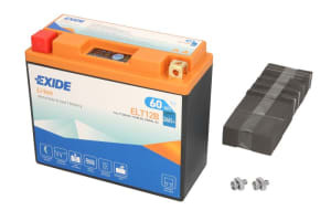 Baterie Lithium-ion EXIDE 12V 5Ah 260A L+ Maintenance free 150x65x130mm Started ELT12B fits: ADIVA AD; APRILIA CUBE, SPORTCITY; BENELLI TREK; BIMOTA DB5, DB7; DUCATI 1000, 1098 124-1854 01.85-