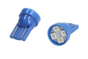 Bec LED, 2pcs, W5W, 12V, max. 0,32W, light colour blue, socket type W2,1X9,5D, uz pe circuit, for vehicles without CAN-Bus