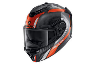 Cască Moto full-face SHARK SPARTAN GT CARBON TRACKER colour black/grey/orange/white, size S unisex