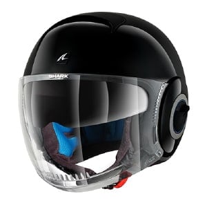 Cască Moto full-open SHARK NANO BLANK colour black, size M