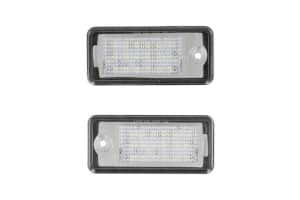 Corp iluminare numar inmatriculare LED, ligght colour: white; set, 12V,, with Aprobate pentru uz public compatibil: AUDI A3, A4 B6, A4 B7, A6 ALLROAD C6, A6 ALLROAD C7, A6 C6, A8 D3, A8 D4, Q7 11.00-09.18