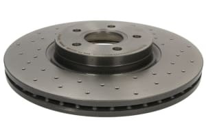 Disc de frana, BREMBO Xtra, 1pcs, Perforat, fata ; Stanga/Dreapta, outer diameter 320 mm, thickness 25 mm, compatibil: VOLVO C30, C70 II, S40 II, V40, V50; FORD FOCUS II 1.6-2.5 01.04-08.19